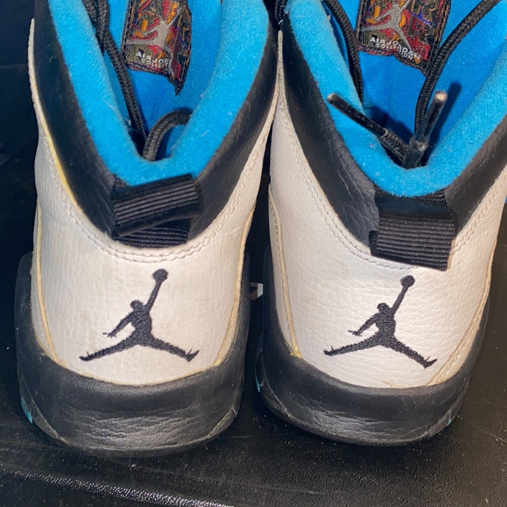 Air Jordan 10 black/white/blue size 5 - Picture 3 of 7